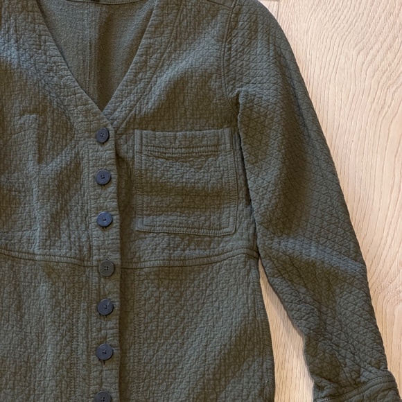 Madewell Green Diamond Jacquard Coverall Jumpsuit - XXS - Picture 3 of 9